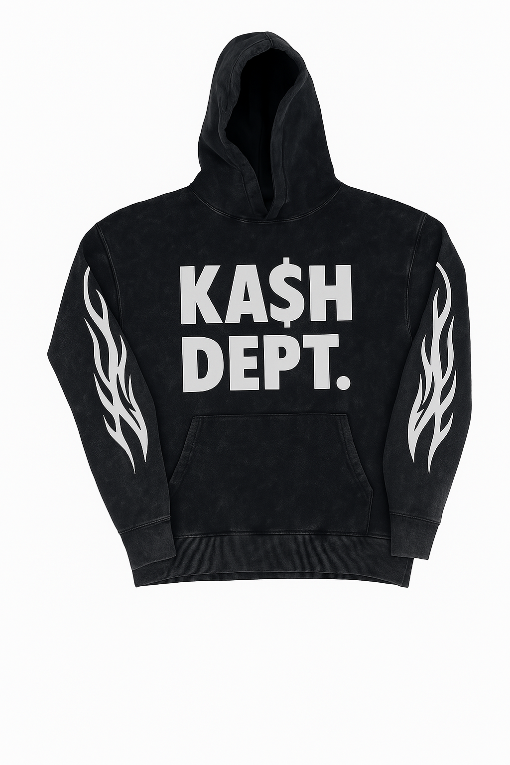 Hoodie with flames